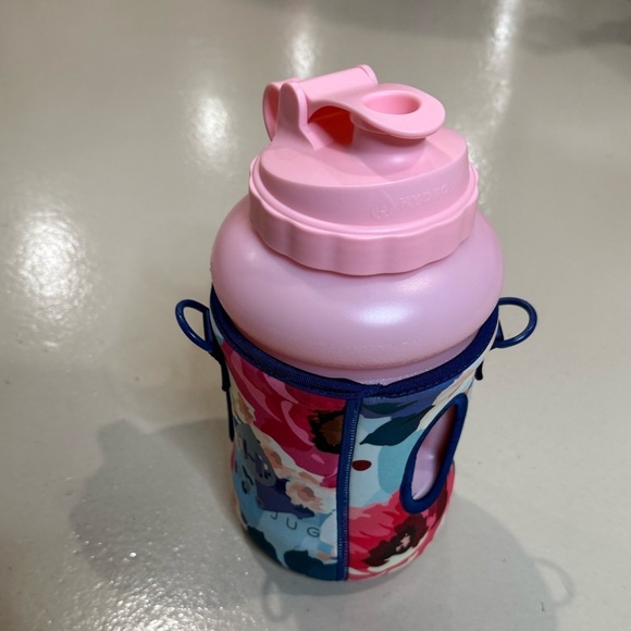 HydroJug Other - Hydrojug and 2 sleeves pink jug with floral and cheeta sleeves water bottle
